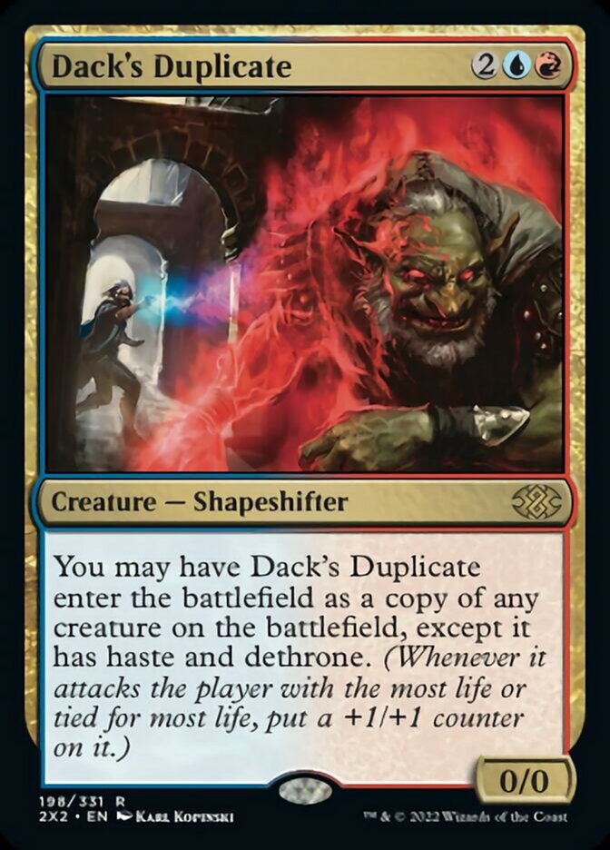 Dack's Duplicate [Double Masters 2022] MTG Single Magic: The Gathering    | Red Claw Gaming
