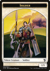 Angel // Soldier Double-Sided Token [Commander 2018 Tokens] MTG Single Magic: The Gathering | Red Claw Gaming