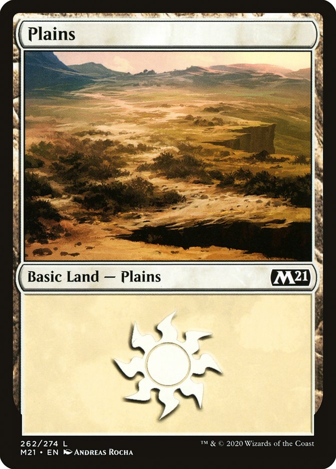 Plains (262) [Core Set 2021] MTG Single Magic: The Gathering | Red Claw Gaming