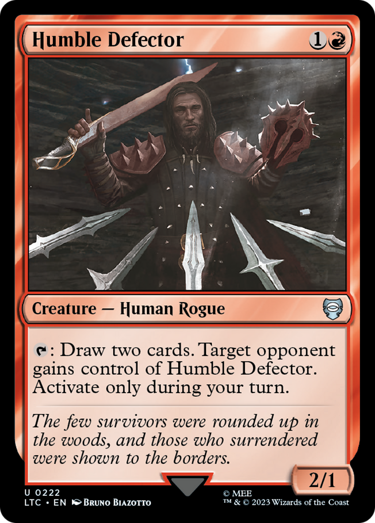 Humble Defector [The Lord of the Rings: Tales of Middle-Earth Commander] MTG Single Magic: The Gathering | Red Claw Gaming