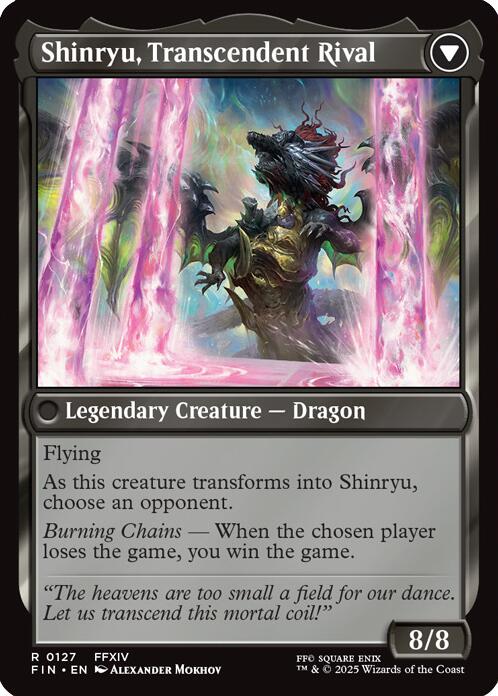 Zenos yae Galvus // Shinryu, Transcendent Rival [FINAL FANTASY] MTG Single Magic: The Gathering | Red Claw Gaming