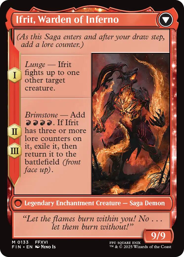 Clive, Ifrit's Dominant // Ifrit, Warden of Inferno [FINAL FANTASY] MTG Single Magic: The Gathering | Red Claw Gaming