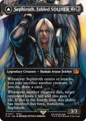 Sephiroth, Fabled SOLDIER // Sephiroth, One-Winged Angel (Borderless) (0317) [FINAL FANTASY] MTG Single Magic: The Gathering | Red Claw Gaming