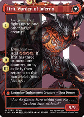 Clive, Ifrit's Dominant // Ifrit, Warden of Inferno (Borderless) (0385) [FINAL FANTASY] MTG Single Magic: The Gathering | Red Claw Gaming