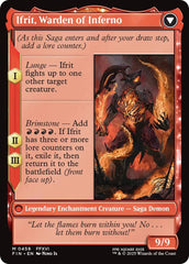 Clive, Ifrit's Dominant // Ifrit, Warden of Inferno (Extended Art) [FINAL FANTASY] MTG Single Magic: The Gathering | Red Claw Gaming