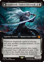 Sephiroth, Fabled SOLDIER // Sephiroth, One-Winged Angel (Extended Art) [FINAL FANTASY] MTG Single Magic: The Gathering | Red Claw Gaming