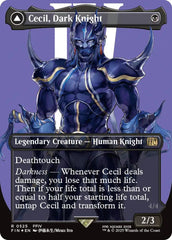 Cecil, Dark Knight // Cecil, Redeemed Paladin (Borderless) (Surge Foil) [FINAL FANTASY] MTG Single Magic: The Gathering | Red Claw Gaming