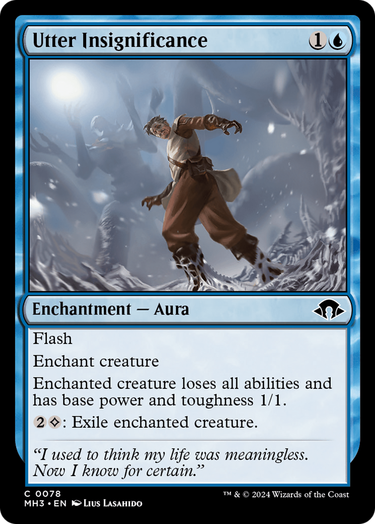 Utter Insignificance [Modern Horizons 3] MTG Single Magic: The Gathering | Red Claw Gaming