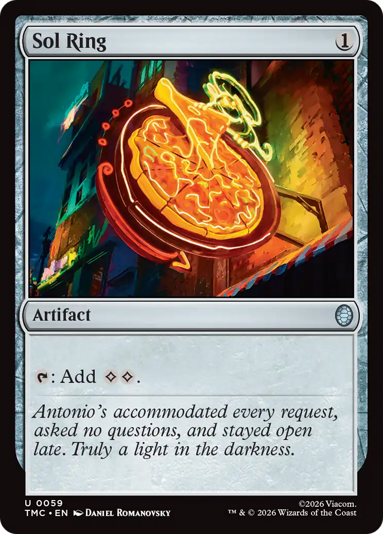 Sol Ring [Teenage Mutant Ninja Turtles Commander] MTG Single Magic: The Gathering | Red Claw Gaming