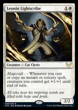 Leonin Lightscribe [Strixhaven: School of Mages] MTG Single Magic: The Gathering | Red Claw Gaming