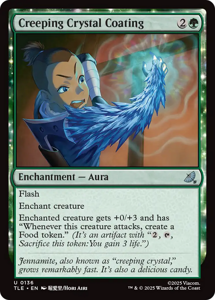 Creeping Crystal Coating [Avatar: The Last Airbender: Eternal-Legal] MTG Single Magic: The Gathering | Red Claw Gaming