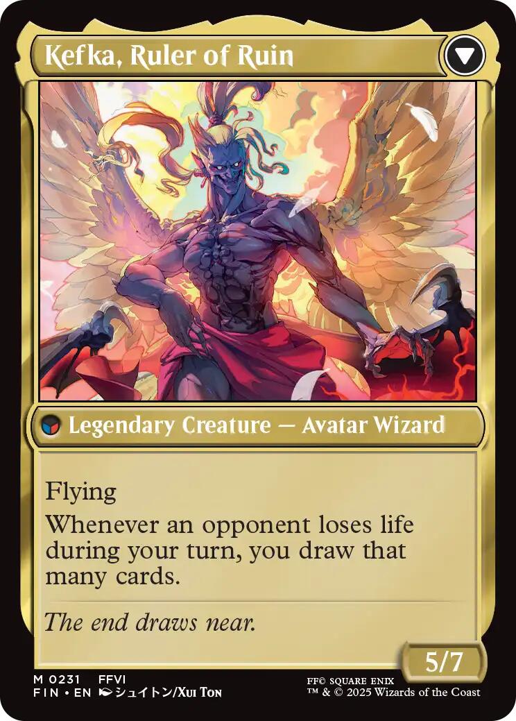 Kefka, Court Mage // Kefka, Ruler of Ruin [FINAL FANTASY] MTG Single Magic: The Gathering | Red Claw Gaming