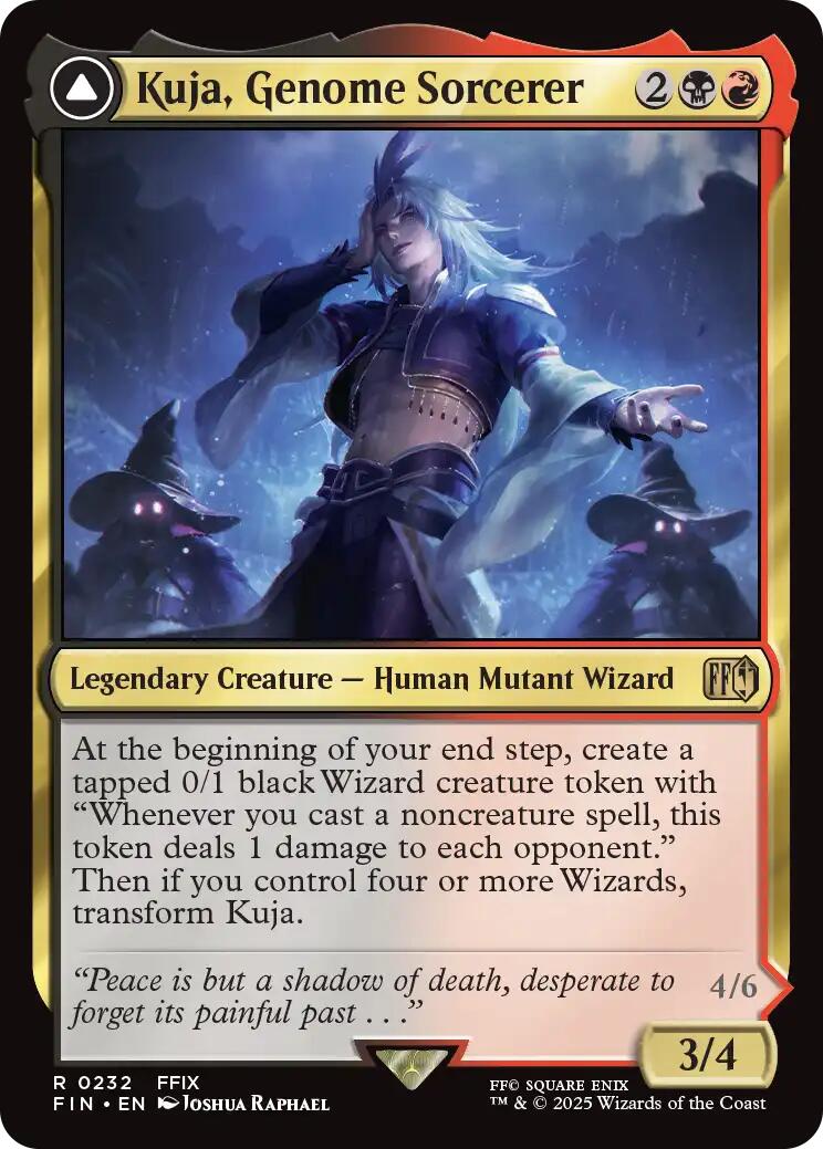 Kuja, Genome Sorcerer // Trance Kuja, Fate Defied [FINAL FANTASY] MTG Single Magic: The Gathering | Red Claw Gaming