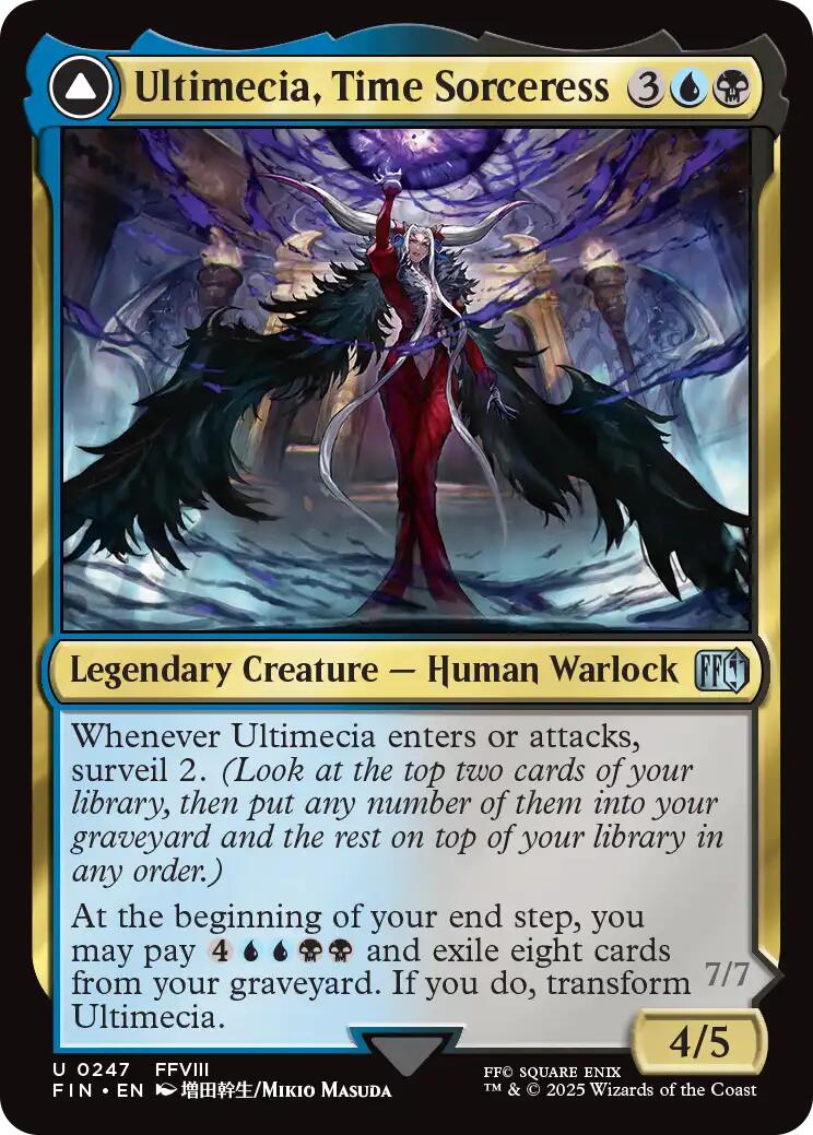 Ultimecia, Time Sorceress // Ultimecia, Omnipotent [FINAL FANTASY] MTG Single Magic: The Gathering | Red Claw Gaming