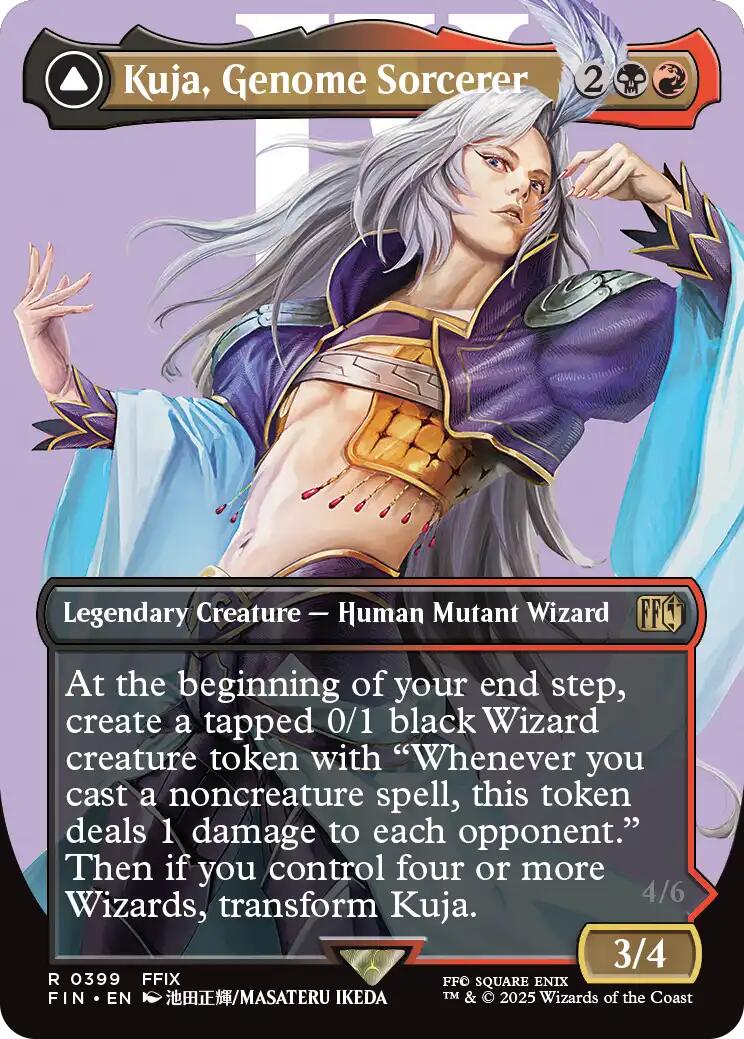 Kuja, Genome Sorcerer // Trance Kuja, Fate Defied (Borderless) [FINAL FANTASY] MTG Single Magic: The Gathering | Red Claw Gaming