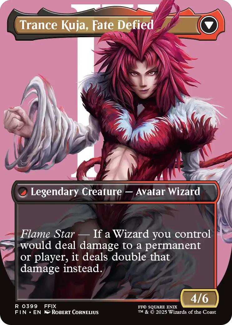 Kuja, Genome Sorcerer // Trance Kuja, Fate Defied (Borderless) [FINAL FANTASY] MTG Single Magic: The Gathering | Red Claw Gaming