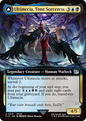 Ultimecia, Time Sorceress // Ultimecia, Omnipotent (Extended Art) [FINAL FANTASY] MTG Single Magic: The Gathering | Red Claw Gaming