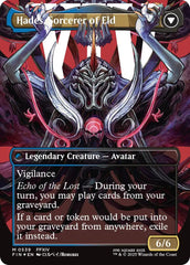 Emet-Selch, Unsundered // Hades, Sorcerer of Eld (Borderless) (Surge Foil) [FINAL FANTASY] MTG Single Magic: The Gathering | Red Claw Gaming