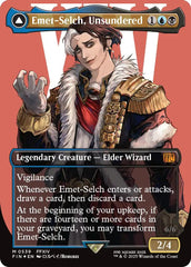 Emet-Selch, Unsundered // Hades, Sorcerer of Eld (Borderless) (Surge Foil) [FINAL FANTASY] MTG Single Magic: The Gathering | Red Claw Gaming