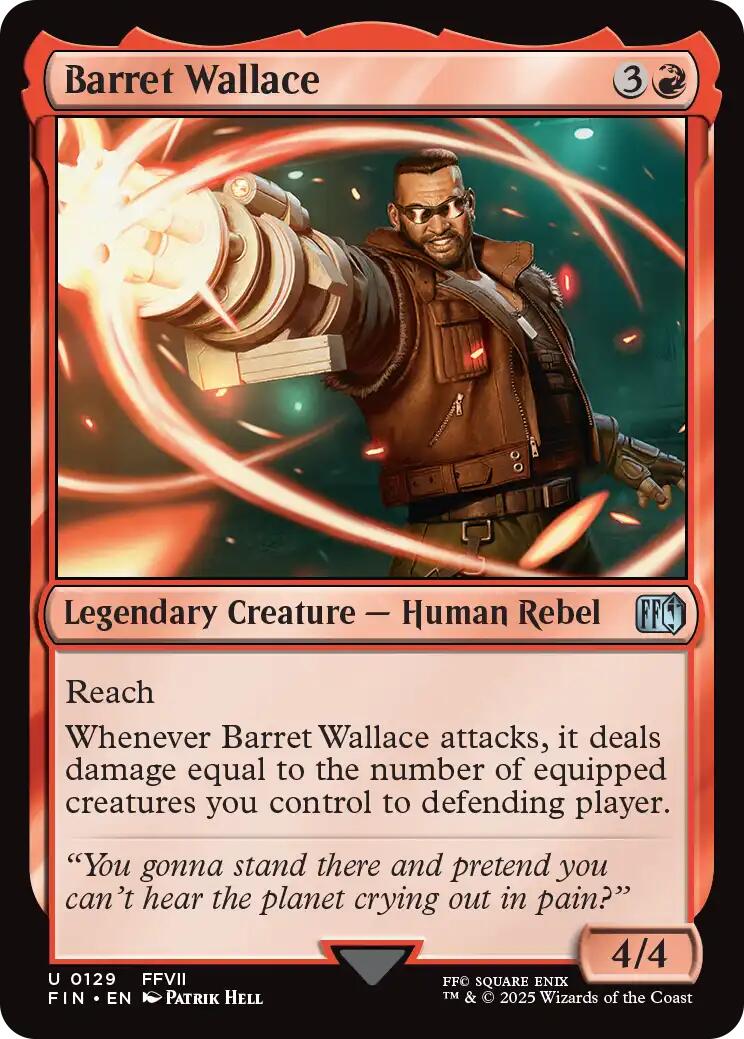 Barret Wallace [FINAL FANTASY] MTG Single Magic: The Gathering | Red Claw Gaming