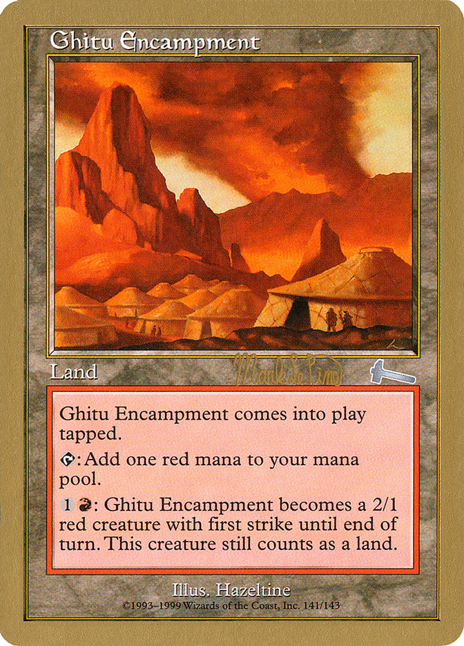Ghitu Encampment (Mark Le Pine) [World Championship Decks 1999] MTG Single Magic: The Gathering | Red Claw Gaming