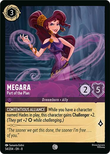 Megara - Part of the Plan (54/204) [Reign of Jafar] Lorcana Single Disney | Red Claw Gaming