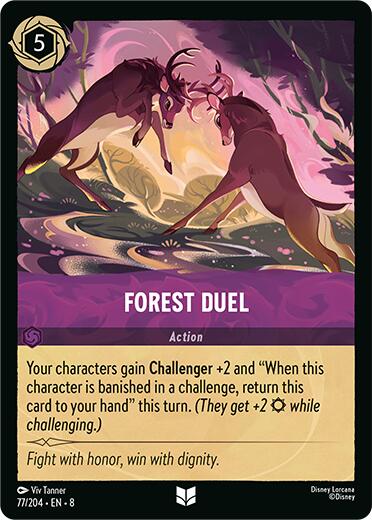 Forest Duel (77/204) [Reign of Jafar] Lorcana Single Disney | Red Claw Gaming