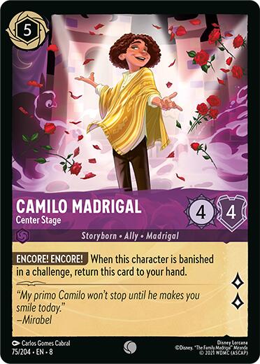 Camilo Madrigal - Center Stage (75/204) [Reign of Jafar] Lorcana Single Disney | Red Claw Gaming