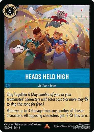 Heads Held High (175/204) [Reign of Jafar] Lorcana Single Disney | Red Claw Gaming