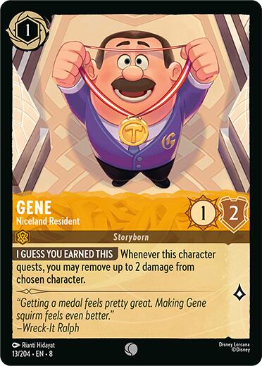 Gene - Niceland Resident (13/204) [Reign of Jafar] Lorcana Single Disney | Red Claw Gaming
