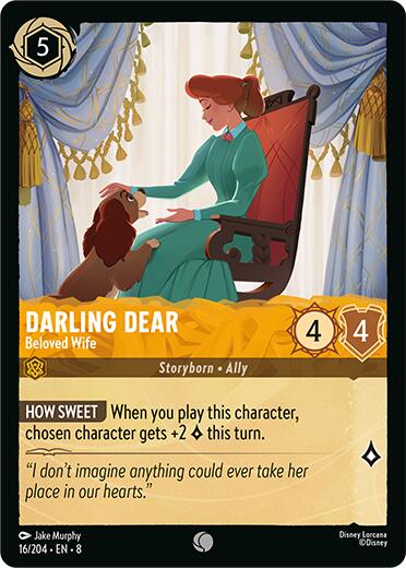 Darling Dear - Beloved Wife (16/204) [Reign of Jafar] Lorcana Single Disney | Red Claw Gaming
