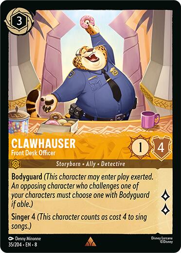 Clawhauser - Front Desk Officer (35/204) [Reign of Jafar] Lorcana Single Disney | Red Claw Gaming