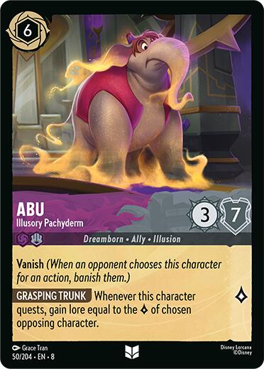 Abu - Illusory Pachyderm (50/204) [Reign of Jafar] Lorcana Single Disney | Red Claw Gaming