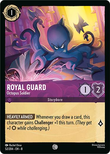 Royal Guard - Octopus Soldier (52/204) [Reign of Jafar] Lorcana Single Disney | Red Claw Gaming