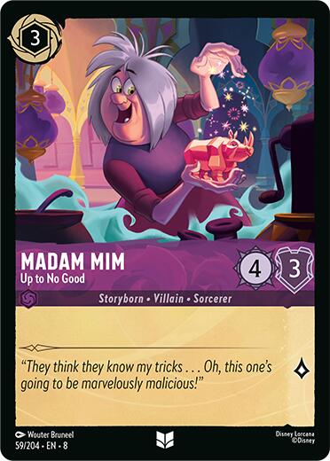 Madam Mim - Up to No Good (59/204) [Reign of Jafar] Lorcana Single Disney | Red Claw Gaming