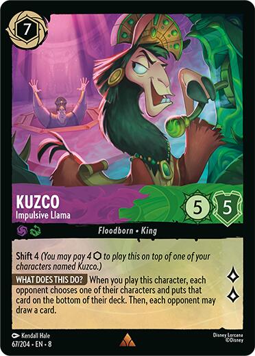 Kuzco - Impulsive Llama (67/204) [Reign of Jafar] Lorcana Single Disney | Red Claw Gaming