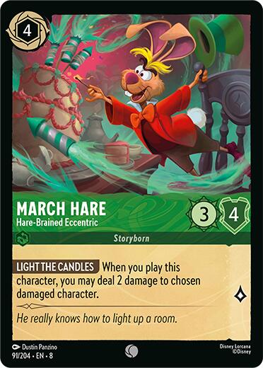 March Hare - Hare-Brained Eccentric (91/204) [Reign of Jafar] Lorcana Single Disney | Red Claw Gaming
