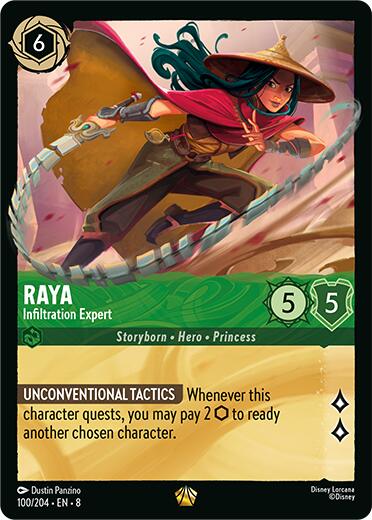 Raya - Infiltration Expert (100/204) [Reign of Jafar] Lorcana Single Disney | Red Claw Gaming