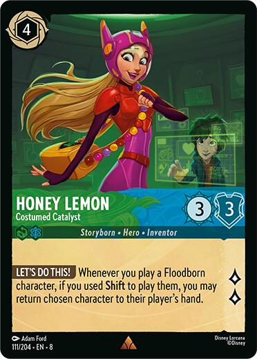 Honey Lemon - Costumed Catalyst (111/204) [Reign of Jafar] Lorcana Single Disney | Red Claw Gaming