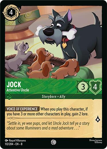 Jock - Attentive Uncle (112/204) [Reign of Jafar] Lorcana Single Disney | Red Claw Gaming