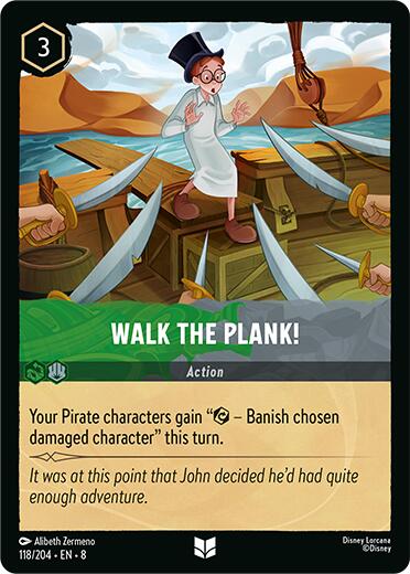 Walk the Plank (118/204) [Reign of Jafar] Lorcana Single Disney | Red Claw Gaming