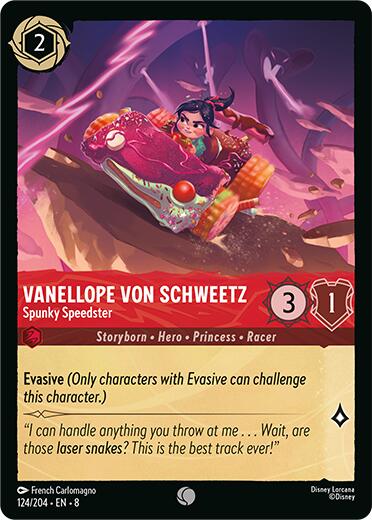 Vanellope Von Schweetz - Spunky Speedster (124/204) [Reign of Jafar] Lorcana Single Disney | Red Claw Gaming
