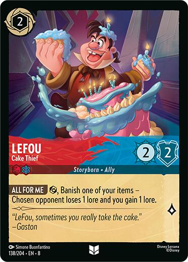 LeFou - Cake Thief (138/204) [Reign of Jafar] Lorcana Single Disney | Red Claw Gaming