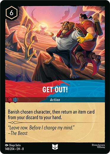 Get Out! (148/204) [Reign of Jafar] Lorcana Single Disney | Red Claw Gaming