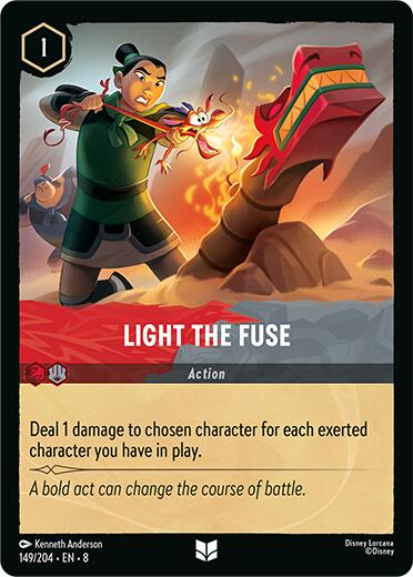 Light the Fuse (149/204) [Reign of Jafar] Lorcana Single Disney | Red Claw Gaming