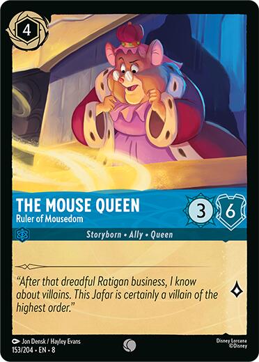 The Mouse Queen - Ruler of Mousedom (153/204) [Reign of Jafar] Lorcana Single Disney | Red Claw Gaming