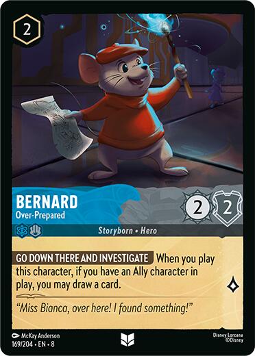Bernard - Over Prepared (169/204) [Reign of Jafar] Lorcana Single Disney | Red Claw Gaming