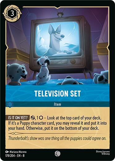 Television Set (178/204) [Reign of Jafar] Lorcana Single Disney | Red Claw Gaming