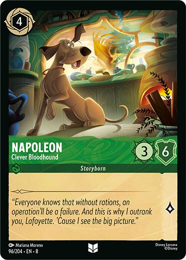 Napoleon - Clever Bloodhound (96/204) [Reign of Jafar] Lorcana Single Disney | Red Claw Gaming
