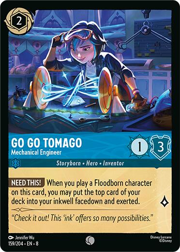 Go Go Tomago - Mechanical Engineer (159/204) [Reign of Jafar] Lorcana Single Disney | Red Claw Gaming